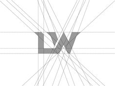 the letter w is made up of lines