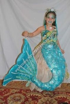 Mermaid On A Rock, Homemade Mermaid Costumes, Rock Costume, Halloween Costumes Plus Size, Princess Jasmine Costume, Girl Group Costumes, Couple Halloween Costumes For Adults, Pirate Halloween Costumes, Greek Goddess Costume