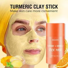 Our signature anti-inflammatory duo Turmeric & Vitamin C works to further combat dark spots, clean pore, and even the skin tone bringing out your natural glow. Based on a consumer perception study of 45 people, ages 18-64 completing 10 applications over 28 days - 94% strongly agree the mask fades dark spots and age spots. Turmeric is believed to help in the revival of skin cells giving the skin a glowing and lustrous appearance. NATURAL AND EFFECTIVE PLANT VEGAN INGREDIENTS Turmeric Extract: Ant Green Tea Cleanse, Face Mask Skin Care, Turmeric Mask, Turmeric Face, Turmeric Vitamins, Deep Cleansing Facial, Turmeric Face Mask, Turmeric Extract, Green Tea Mask