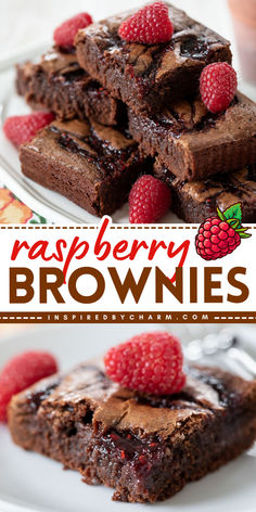 One of the best summer desserts ever! Your Labor Day party food ideas must have these chocolate raspberry brownies. Rich and fudgy with a sweet tang of raspberry jam, this homemade brownie recipe is decadent! Day Party Food Ideas, Homemade Brownie Recipe, Chocolate Raspberry Brownies, Chocolate Chip Cookie Brownies, Labor Day Party, Homemade Brownie, Best Summer Desserts, Raspberry Brownies