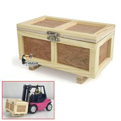 ※Wooden Box Model for 1/14 1/12 RC Truck Hydraulic Forklift Construction Vehicles   ※This product is only suitable for toy models and is not suitable for real vehicles   ※Specification: Material: Wood Wooden Box Size: 152*88*80mm Suitable For: 1/14 1/12 1/16 1/10 RC Truck Remote Control Hydraulic Forklift Excavator Loader Dumper Car Construction Tractor Trucks Vehicles, DIY Model ID: TH-HSMY-WoodenBox-HY   ※The Package Includes: 1pc Decorative Wooden Box Model   ※The red wire of the plug represents the positive pole, and the black wire represents the negative pole.   ※If you have any questions or are unsure whether it is the correct item you want, please feel free to contact me before purchasing.   ※Shipping Policy: 1. We ship to most countries of the world. But if you are from Israel, Bra Wood Box Diy, Decorative Wooden Boxes, Rc Tractors, Rc Truck, Audi Rs, Rc Trucks, Box Diy, Decorative Wood, Construction Vehicles