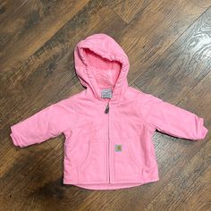 Pink Carhartt Toddler Jacket. Size 6m. Only Worn Once/ Like Brand New. Pink Carhartt Jacket, Pink Carhartt, Kids Carhartt, Carhartt Jackets, Toddler Jacket, Carhartt Jacket, Fall Winter Outfits, Kids Jacket, Baby Pink