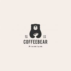 the logo for coffee bear premium