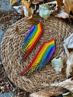 LGBTQ+ Pride Earrings, Rainbow Fringe Earrings, Pride Dainty Earrings, Rainbow Gay Earrings, Pendant Gay Progress, Rainbow Flag, Transgender ♥𝑀𝑎𝑑𝑒 𝑢𝑠𝑖𝑛𝑔 𝑓𝑟𝑒𝑒ℎ𝑎𝑛𝑑 𝑏𝑒𝑎𝑑𝑖𝑛𝑔 𝑤𝑜𝑣𝑒𝑛 𝑡𝑒𝑐ℎ𝑛𝑖𝑞𝑢𝑒𝑠 𝑤𝑖𝑡ℎ 𝑠𝑡𝑟𝑜𝑛𝑔 𝑠𝑦𝑛𝑡ℎ𝑒𝑡𝑖𝑐 𝑡ℎ𝑟𝑒𝑎𝑑. ♥𝑇ℎ𝑒 𝑠𝑖𝑧𝑒 𝑜𝑓 𝑡ℎ𝑒 𝑠𝑒𝑒𝑑 𝑏𝑒𝑎𝑑𝑠 𝑢𝑠𝑒𝑑 𝑖𝑠 2 𝑚𝑖𝑙𝑙𝑖𝑚𝑒𝑡𝑒𝑟𝑠 𝑎𝑛𝑑 𝑏𝑒𝑎𝑑𝑠 𝑎𝑟𝑒 ℎ𝑖𝑔ℎ 𝑞𝑢𝑎𝑙𝑖𝑓𝑖𝑒𝑑. ♥𝐴𝑙𝑙 𝑡ℎ𝑒 ℎ𝑜𝑜𝑘𝑠 𝑢𝑠𝑒𝑑 𝑖𝑛 𝑜𝑢𝑟 𝑗𝑒𝑤𝑒𝑙𝑟𝑦 𝑎𝑟𝑒 24 𝑘 𝑔𝑜𝑙𝑑 𝑝𝑙 Rainbow Fringe Earrings As Gift, Pride Seed Bead Earrings, Seed Bead Pride Jewelry, Pride Fringe Earrings, Rainbow Fringe Dangle Jewelry, Gay Earrings, Rainbow Fringe, Pride Earrings, Light Earrings