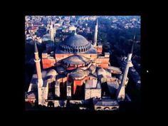 an aerial view of the blue mosque in turkey