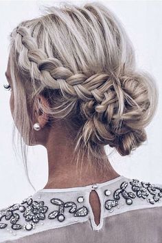 Easy Updo Hairstyles, Hairstyle Idea, Up Dos For Medium Hair, Fishtail Braid, Penteado Cabelo Curto, Wedding Hairstyles Updo, Short Hair Updo, Hoco Hair