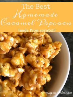 the best homemade caramel popcorn made from scratch