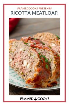 recipe for ricotta meatloaf Ricotta Meatloaf, Recipe Using Ricotta, Cheese Stuffed Meatloaf, Ricotta Cheese Recipes, Italian Meatloaf