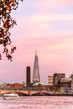 the shardling building is next to the river thames