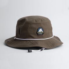 Olive Casual Khaki Bucket Hat For Hiking, Casual Windproof Bucket Hat For Hiking, Casual Windproof Hiking Bucket Hat, Khaki Wide Brim Bucket Hat For Hiking, Casual Windproof Bucket Hat For Camping, Khaki Bucket Hat For Hiking, Waterproof Brimmed Bucket Hat For Hiking, Windproof Curved Brim Bucket Hat For Outdoor Activities, Windproof Wide Brim Bucket Hat For Hiking