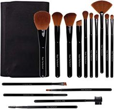 Makeup Brushes, Real Perfection 15pcs Premium Cosmetic Makeup Brush Set for Foundation Blending Blush Concealer Eye Shadow, #makeup Makeup Brush Set Best, Gloss Eyeshadow, Makeup Brush Set Professional, Eye Makeup Brushes