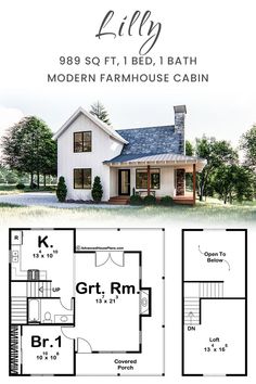 two story house plan with 3 car garages and 2 living areas in the front