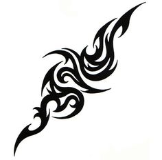 a black and white tattoo design on a white background