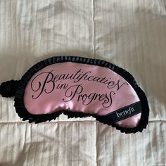 Free Add On! Will Deduct Price From Purchase Total! Benefit Sleeping Mask! Never Worn! Perfect Condition! Sleep Mask Aesthetic, Agent Provacatuer, Cute Sleep Mask, Mood 2024, 22nd Bday, Briar Beauty, Dream Vanity, Sleeping Masks, Mask Aesthetic