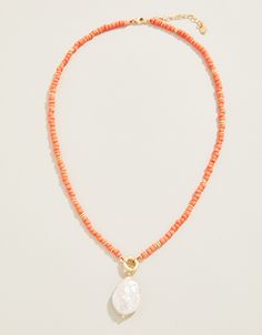 Make a splash in this freshwater pearl and colorful beaded beauty! Inspired by a tropical vacation, you'll reach for this Harmony Beaded Charm Necklace over and over again. 2-looks-in-1: Includes a center charm clasp so you can take the pearl off for multiple looks. Summer Pearl Drop Necklace, Summer Vacation Pearl Necklace With Pearl Charm, Vacation Beaded Pearl Necklace, Single Strand Pearl Beaded Necklace For Beach, Summer Pearl Beaded Single Strand Necklace, Summer Single Strand Pearl Beaded Necklaces, Summer Pearl Single Strand Beaded Necklace, Summer Single Strand Pearl Beaded Necklace, Single Strand Pearl Necklace For Beach