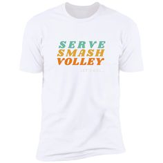 "Serve, Smash, Volly" Men's Cotton Tennis T-Shirt – Rallies and Rackets