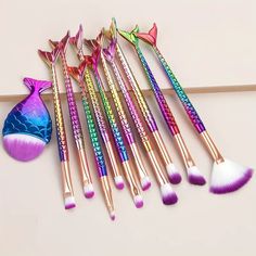 Makeup Brushes 11PCS Make Up Foundation Eyebrow Eyeliner Blush Cosmetic Concealer Brushes (Mermaid Colorful)
Claim Your $100 Coupon Bundle
Use code acr917268 for an extra 30% off.
''This is an affiliate pin'' Mermaid Makeup Brushes, Make Up Foundation, Mermaid Makeup, Mermaid Inspired, Makeup Needs, Beauty Games, Makeup Game, Mermaid Coloring, Concealer Brush