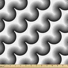 an abstract black and white background with wavy lines