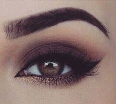 Brows and shadows. Latest Makeup Trends, Smink Inspiration, Hooded Eye Makeup, Valentines Makeup, Latest Makeup, Make Up Looks