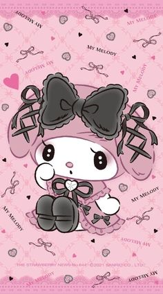 My Melody, Hello Kitty, Kitty, Wallpapers, Pink