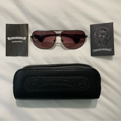 Chrome Hearts Sunglasses Great Condition Chrome Hearts Hats, Chrome Heart Glasses Frame, Chrome Hearts Glasses, Chrome Hearts Earring, Chrome Hearts Sunglasses, Heart Accessories, Chrome Hearts, Sunglasses Accessories, Mens Sunglasses