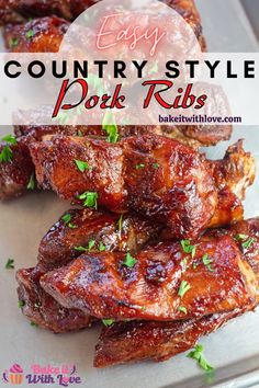 the best country style pork ribs recipe is easy to make and so delicious it's ready in minutes