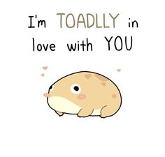 i'm toadly in love with you