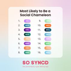 Download @sosyncd today to find your perfect personality match 💕 Mbti Matches, Enfj Personality, Enneagram Types