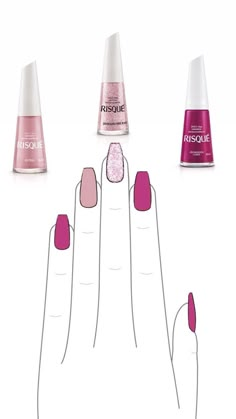 Basic Nails, Nail Idea, Nail Decorations, Beautiful Nails, Pink Nails