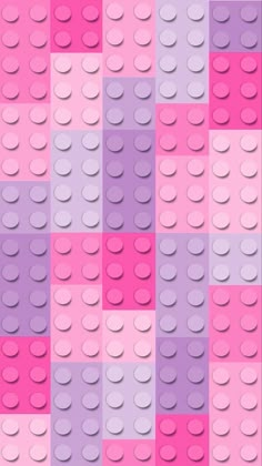 a pink and purple background with circles