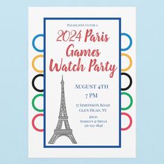 the paris games watch party is going on