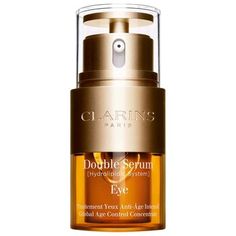 Double Serum Eye - Clarins | Sephora Clarins Eye Cream, Clarins Double Serum, Clarins Skincare, Eye Firming, Natural Hydration, Creme Anti Age, Oily Skin Care, Anti Ageing