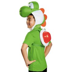 DISGUISE (TOY-SPORT) Costume Accessories Super Mario Bros Yoshi Accessory Kit for Kids, Nintendo 039897852270 Yoshi Halloween, Super Mario Bros Costumes, Yoshi Costume, Mario Bros Costume, Luigi Costume, Video Game Costumes, Mario Yoshi, Halloween Kit, Super Mario Brothers