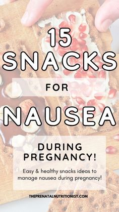 Are you experiencing nausea while pregnant? Check out these helpful snack ideas for nausea during pregnancy. These are the perfect nausea home remedy for any trimester of pregnancy. Keep it simple and incorporate foods that you can keep down. #nauseaduringpregnancy #snacksfornausea #morningsicknessrelief #pregnancyfoods #firsttrimesterfoods Foods To Help With Nausea, Nausea Friendly Meals, Meals For Pregnancy Nausea, Pregnancy Nausea Food, Food For Nausea, Help With Nausea, Nausea Remedies, Pregnancy Nausea Relief, Home Remedies For Nausea