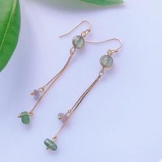 Tourmaline Earrings with 14K Gold Dangle Tourmaline Jewelry As Gift, Tourmaline Drop Earrings, Elegant Tourmaline Earrings With Natural Stones, Elegant Dangle Tourmaline Jewelry, Gold Tourmaline Dangle Jewelry, Elegant Tourmaline Dangle Earrings, Handmade Green Tourmaline Earrings, Green 14k Gold-filled Dangle Earrings, Tourmaline Earrings