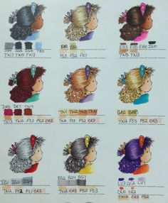 an image of children's hair color chart