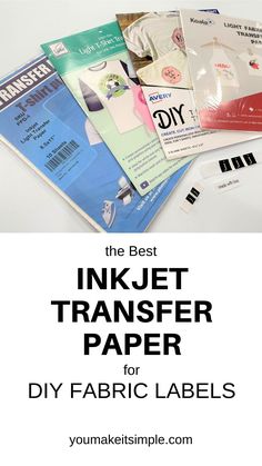 the best inkjet transferer paper for fabric labels