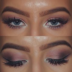 Neutral Purple Eyeshadow, Dusty Pink Makeup Look, Mauve Makeup Look Dusty Rose, Farewell Blouse, Mauve Smokey Eye, Moh Makeup, Mauve Makeup Look, Season Palette