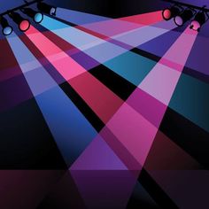 an abstract background with several lights in the middle