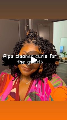 How To Style Locks Hair, Up Do Styles For Locs, Loc Styles For Cruise, Hair Sprinkles On Locs, Curly Loc Styles Black Women, Loc Style Ideas Black Women, Pipe Cleaner Loc Curls, Crochet Over Locs Protective Styles, 2 Strand Starter Locs Black Women