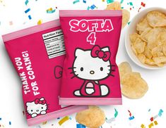 hello kitty chip bag template Hello Kitty Printable, Chip Bag Template, Kitty Theme, Hello Kitty Printables, Hello Kitty Birthday Party, Bag Template, Hello Kitty Themes, Hello Kitty Characters, Hello Kitty Birthday