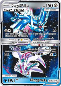 the pokemon card has two different types of blue and white colors, one is silver