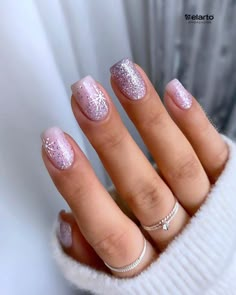 Winter Wedding Nails, Stylish Manicure, December Nails, Pinterest Nails, Gelish Nails