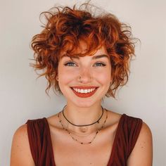 magnific 3ljCSfk6J4AizgPvg4Xf Curly Copper Shaggy Curly Bixie 90s Haircut, Short Curly Coloured Hair, Curly Red Pixie Haircut, Curly Shullet Short, Curly Bixie Shag, Shaggy Perm Short Hair, Pixie Haircut Curly Hair Round Faces, Choppy Curly Bob, Short Curly Copper Hair