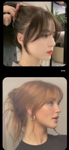 Chic & Easy Everyday Hairstyles for Effortless Beauty #curtainbangideas Bangs Hairstyle, Easy Everyday Hairstyles, Trendy Hairstyle, Effortless Beauty, Everyday Hairstyles, Curtain Bangs, Hairstyle Ideas, Trendy Hairstyles, Hairstyles With Bangs