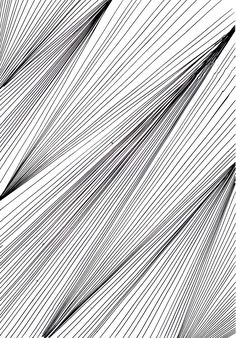 an abstract black and white background with lines in the shape of wavy strips on top of each other