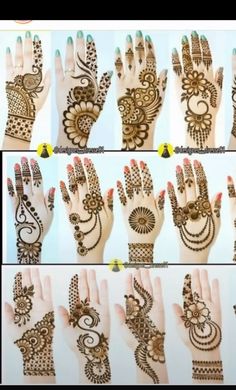 henna designs for hands and feet