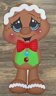 a brown teddy bear with a red bow tie on it's head and eyes