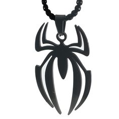 PRICES MAY VARY. DESIGN --- Gothic spider necklace, skull spider necklace, retro spider necklace, you can choose from three styles, wearing any of them can help you attract envious eyes and get the praise of most people. SIZE --- Black- chain length: 23.6inches (60cm),pendant: 1.57*0.9inches (40*23mm). Vintage silver- chain length: 21.65inches (550mm), pendant: 1.2inches(30.5mm). Silver- chain length: 27.55inches(70cm), pendant: 3.22*1.65inches(80*42mm). MATERIAL --- Stainless Steel. nickel-free Halloween Nickel Free Pendant Necklace, Spider Web Chain Necklace, Punk Skull Shaped Stainless Steel Necklace, Punk Skull Necklace In Stainless Steel, Gothic Spider, Skull Spider, Men Pendant, Vintage Spider, Black Skull-shaped Stainless Steel Necklace