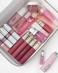 #lipgloss  #pink #preppy Makeup Pink Aesthetic, Sending Lots Of Love, Makeup Dior, Beauty In Life, Pink Preppy, Ethereal Makeup, Lips Makeup, Fancy Makeup